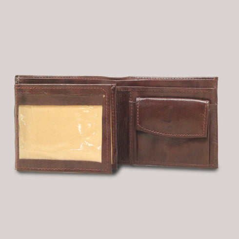 Eliron Genuine Leather Brown Wallet For Men